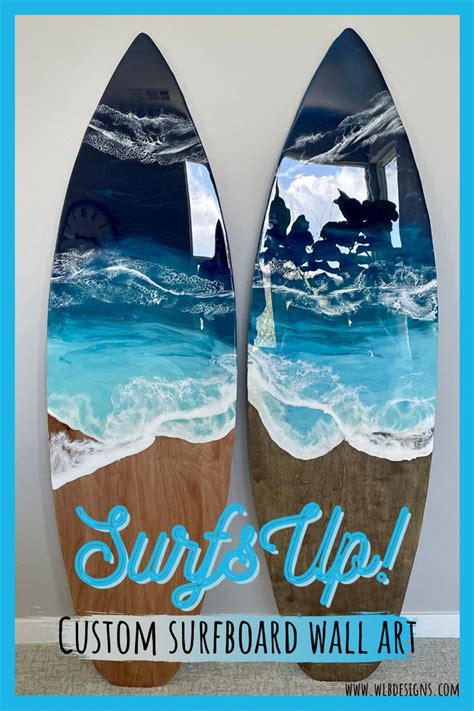 Decorative Surfboard & Snowboard Wall Art .